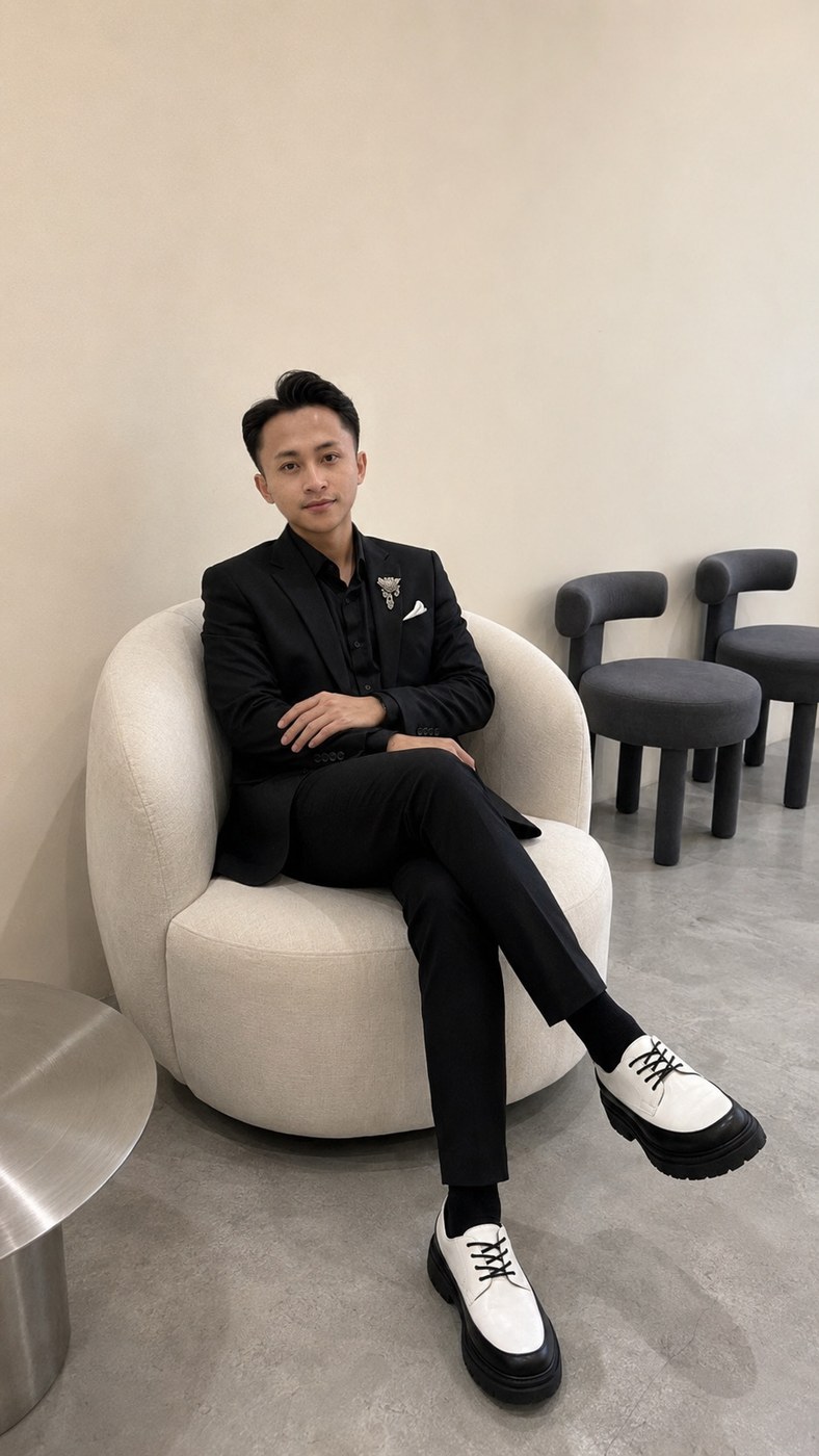 Potret Rihul CZ dalam suasana profesional